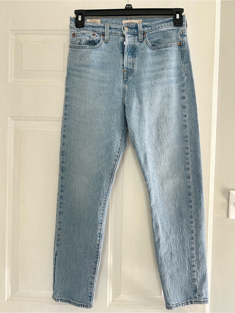 Levi's Light Blue High-Rise Wedgie Jeans